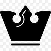 皇室皇冠的轮廓变图标