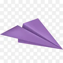 紫色折叠飞机