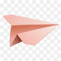 粉色折叠飞机