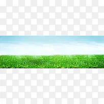 草原天空素材绿色背景素材