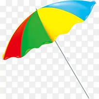 雨伞 卡通雨伞 彩虹色 红黄蓝绿