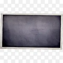 手绘校园里的小黑板