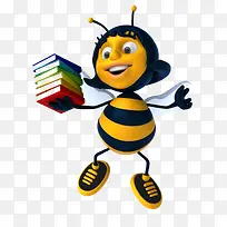 小蜜蜂托书跳跃