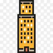 摩天大楼图标