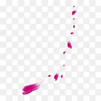 花瓣粉红花瓣漂浮飘落