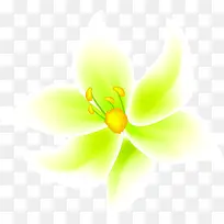 创意合成文字效果设计黄色的花朵