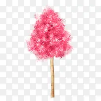 粉色樱花树