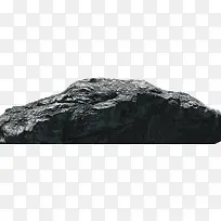 黑色重叠岩石素材