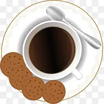 矢量手绘咖啡杯