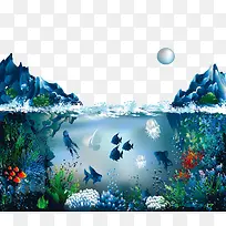 山崖大海