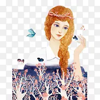 唯美插画
