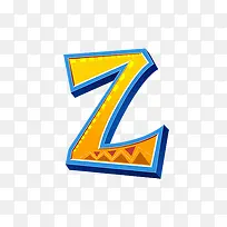 长颈鹿字母Z