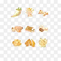 卡通手绘蔬菜食物
