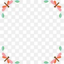矢量手绘花纹边框
