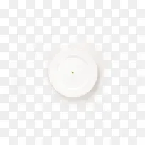 白色手绘圆盘设计