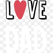矢量love艺术字