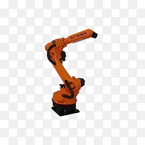 橘黄色工业机器人