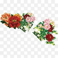 中国风牡丹花