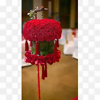 中国风婚礼花朵场景