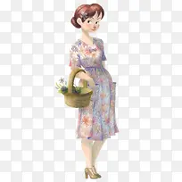卡通女人