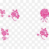 中国风花朵背景素材