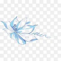 潮流手绘花朵