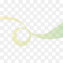绿色漂浮装饰矢量图