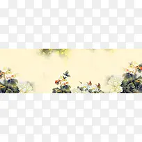 中国风花朵背景