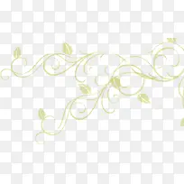 绿色藤蔓中秋花纹