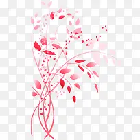矢量水彩植物