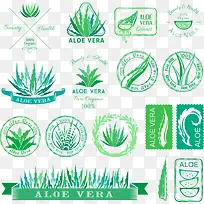 芦荟印章logo