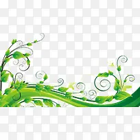 合成创意效果藤蔓植物