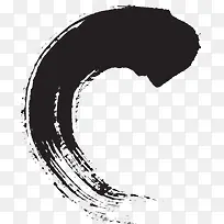 水墨黑色