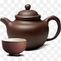 紫砂茶壶中国风淘宝海报