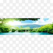 唯美爱情海淘宝海报背景