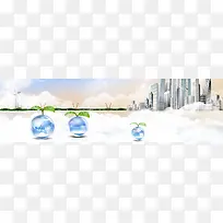 简约大气创意海报背景