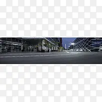 现代都市淘宝海报背景
