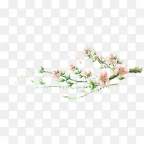 粉色唯美桃花春天