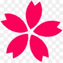 粉色可爱手绘花朵唯美创意
