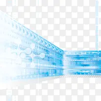 背景装饰 蓝色渐变 矢量图 发光