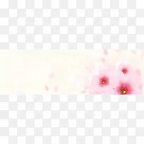 粉色唯美背景banner