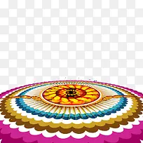 矢量立体花纹