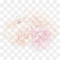 粉色唯美花朵节日装饰