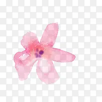 粉色手绘花朵唯美