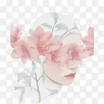 手绘女孩