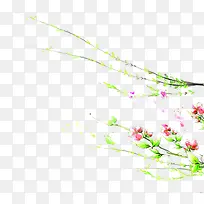 粉色春天唯美美景花朵