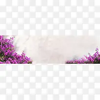 唯美花朵背景海报