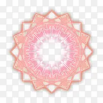 圆形发光的魔法阵