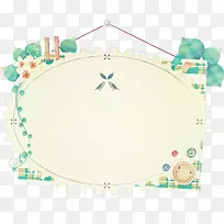 矢量创意手绘边框
