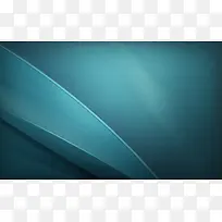 青色渐变发光海报